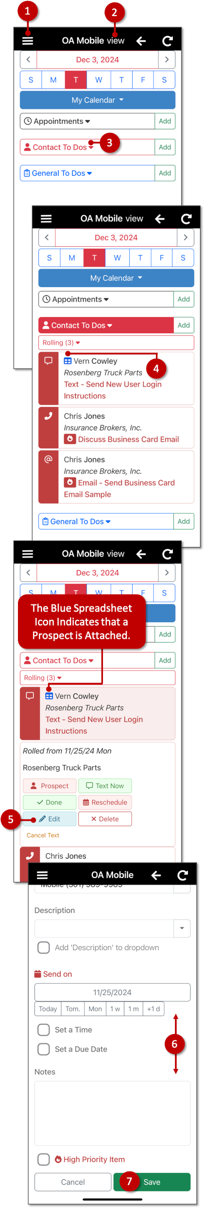 Editing a 'Contact To Do' in OA Mobile