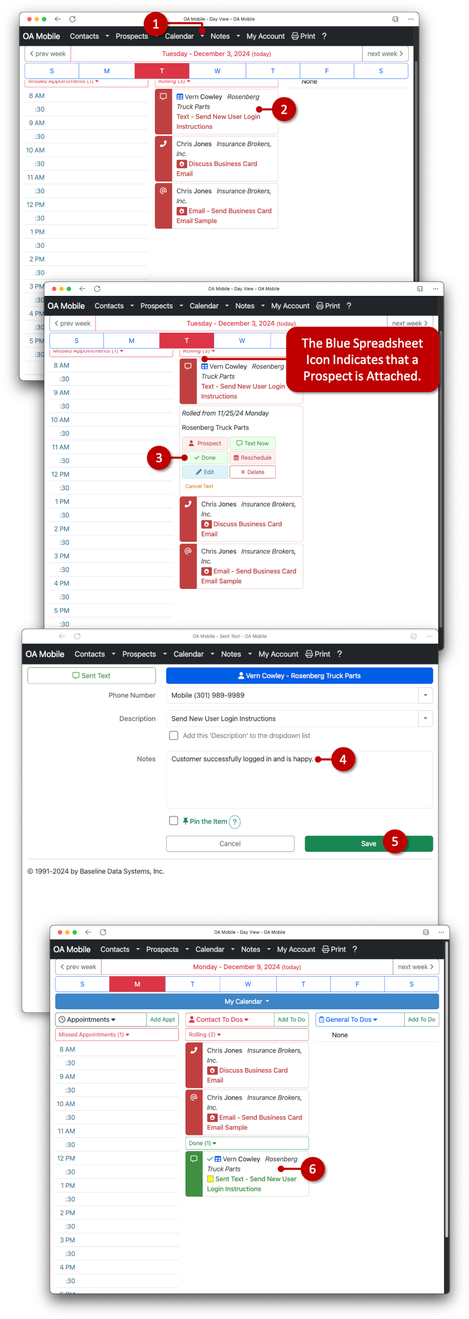 Setting a Pending 'Contact To Do' as |Done| in OA Mobile