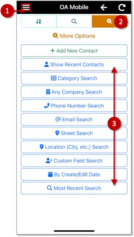 More Options Search