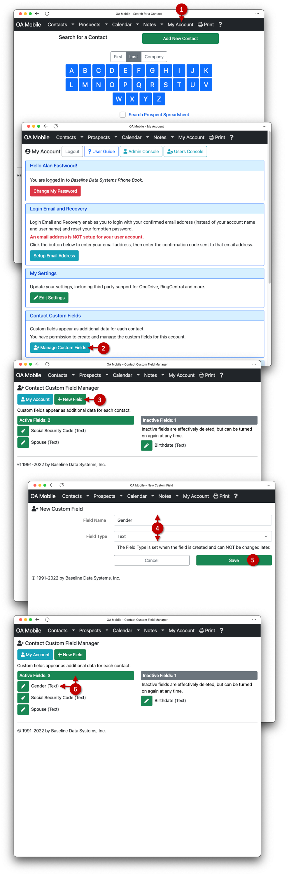 Create a New Custom Field