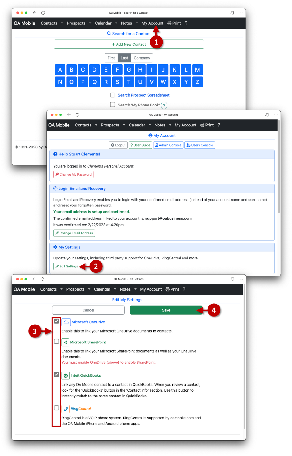 Third Party Service Setup